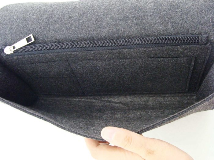 Portemonnaie aus Filz in grau - Handgemachte individualisierbare Taschen, Körbe, Tischsets, Dekoartikel und mehr auf fideko.de der Onlineshop seit 2011